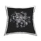 Stupell Industries Mum Bundle on Black Outdoor Printed Throw Pillow Design by Brian Carson, 18 x 7 x 18